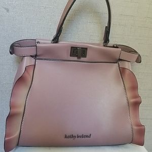 Kathy Ireland satchel with shoulder strap